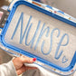 Nurse Solid Color:  Embroidered