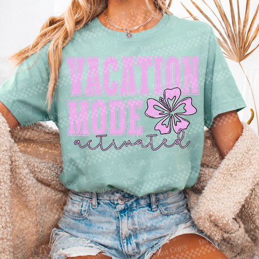 Vacation Mode Purple-DTF&UV