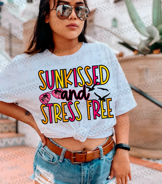 Sunkissed And Stress Free-DTF&UV