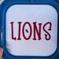 Custom Mascot/Any Name:  Embroidered