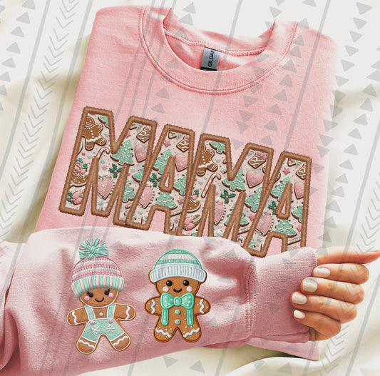 Gingerbread Names(COMES W/ONE SLEEVE)(Dropdown)-DTF