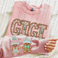 Gingerbread Names(COMES W/ONE SLEEVE)(Dropdown)-DTF