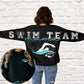 Swim Team Mama Pocket Included- (All add ons in One listing) Customized-DTF