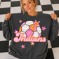 Soccer Pink Orange Stars Mascot (Dropdown)- DTF&UV