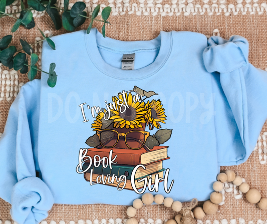 I’m just a book loving girl-DTF&UV