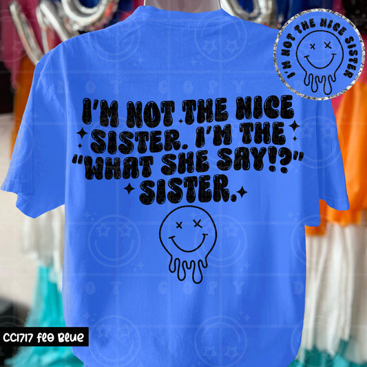 Im not the nice sister(back) -DTF