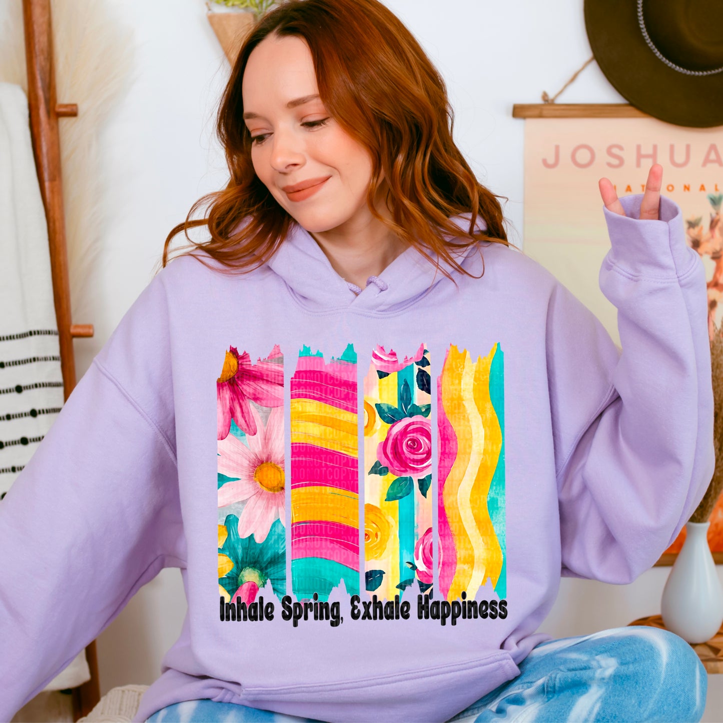 Inhale Spring exhale Happiness-DTF