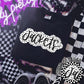 Jackets Black And White Polka Dot Faux Stitch - DTF