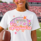 Football Pink Orange Stars Mascot (Dropdown)- DTF&UV