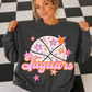 Basketball Pink Orange Stars Mascot (Dropdown)- DTF&UV