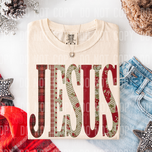 JESUS PATCH CHRISTMAS-DTF&UV