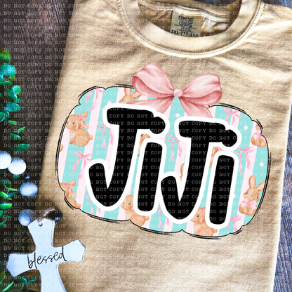 COQUETTE BUNNY NAMES(all in dropdown)-DTF