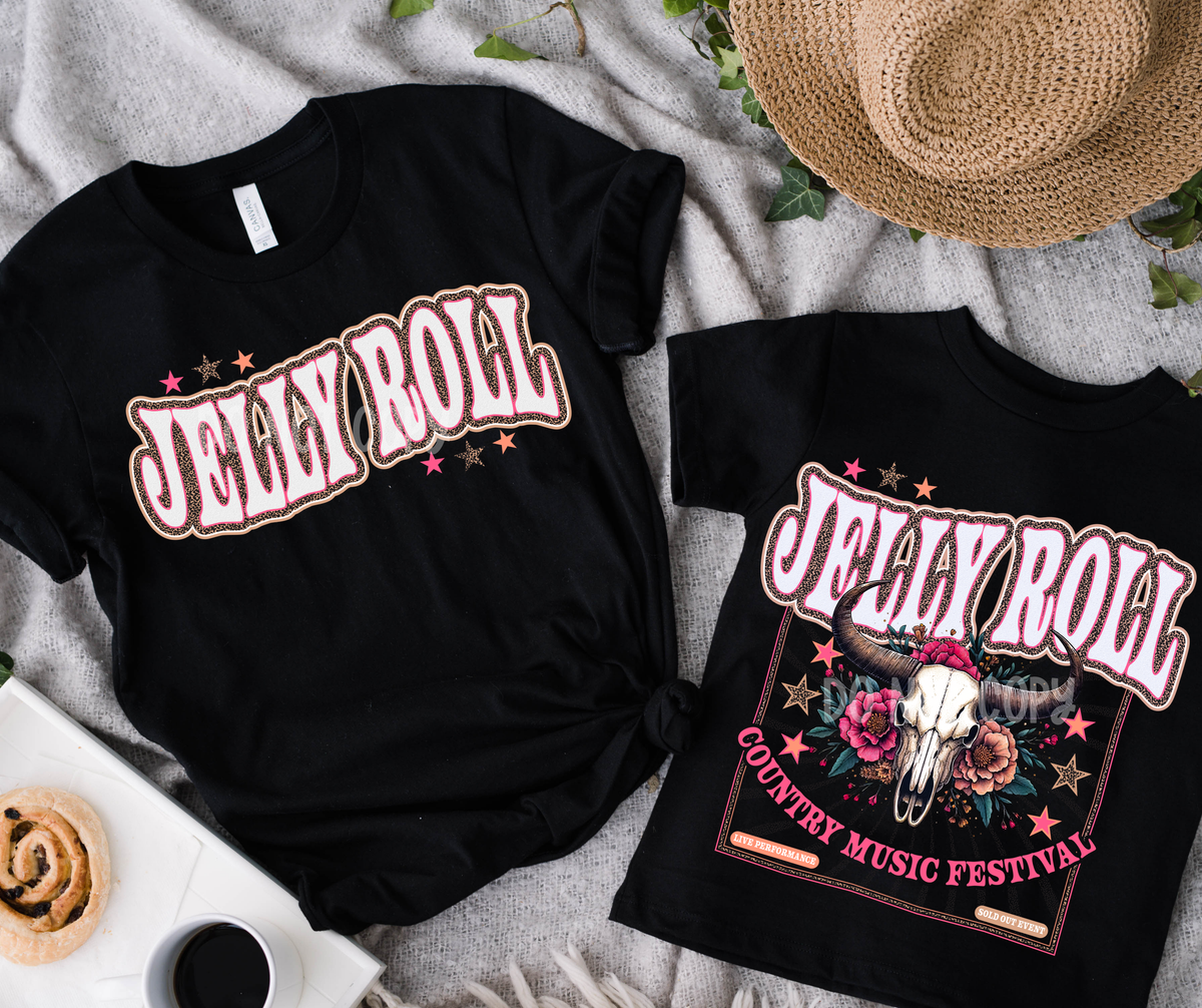 Jelly roll Country Music Festival BACK-DTF