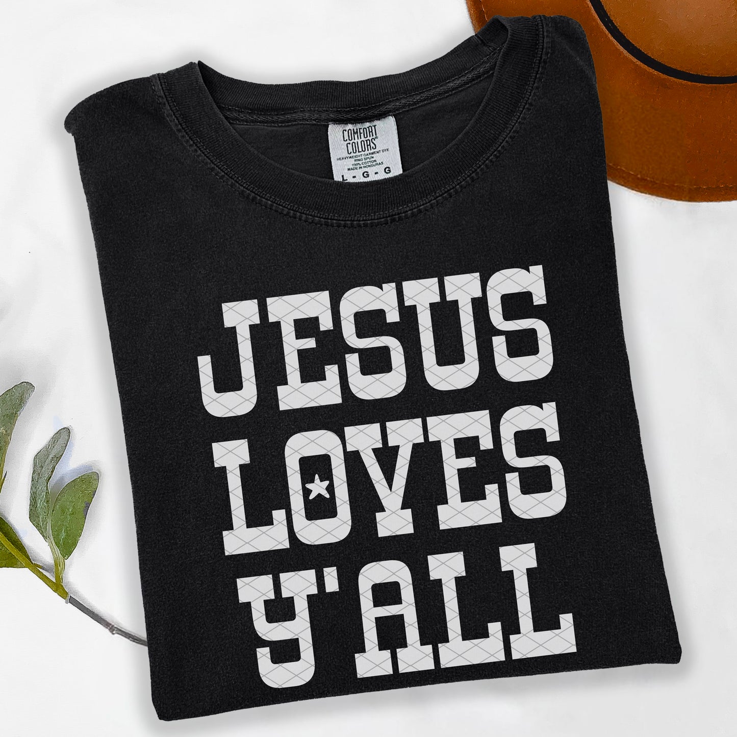 Jesus Loves Yall(Font Color/Dropdown)-DTF&UV