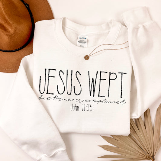 Jesus Wept BLK-DTF&UV