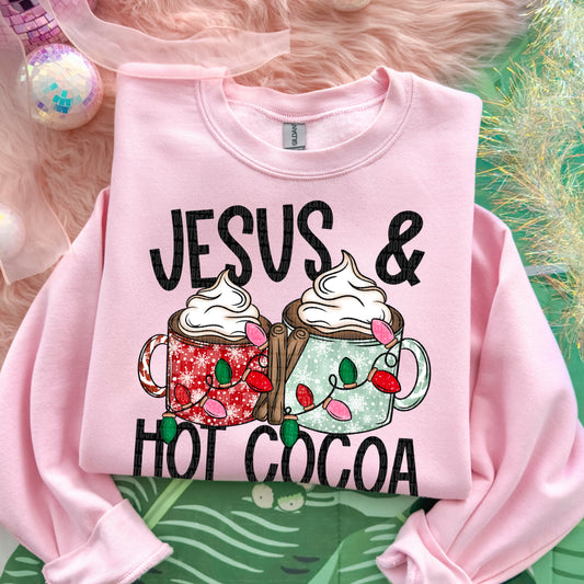 Jesus and hot cocoa-DTF&UV