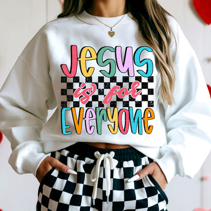 Jesus is for everyone checker -DTF&UV