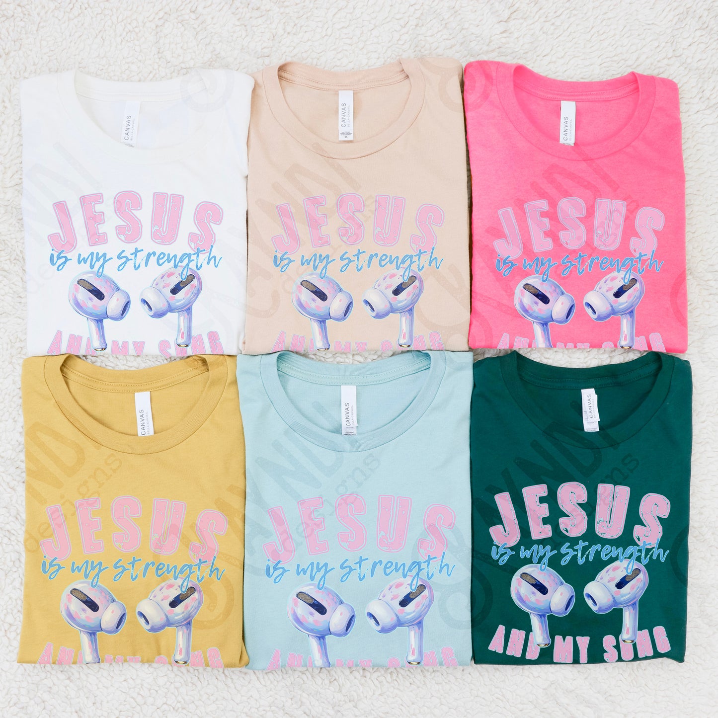 Jesus is my strength(air)-DTF&UV