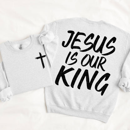 Jesus is our King (front and back included) -DTF&UV