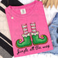 Jingle all the way elf legs-DTF&UV