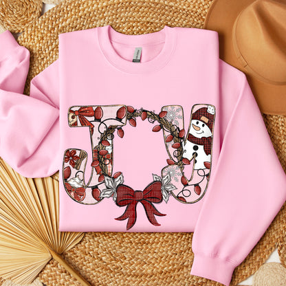 Joy wreath bow-DTF&UV