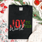 Joy to the world mock-UV&DTF