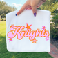Pink Orange Stars Mascot (Dropdown)- DTF&UV