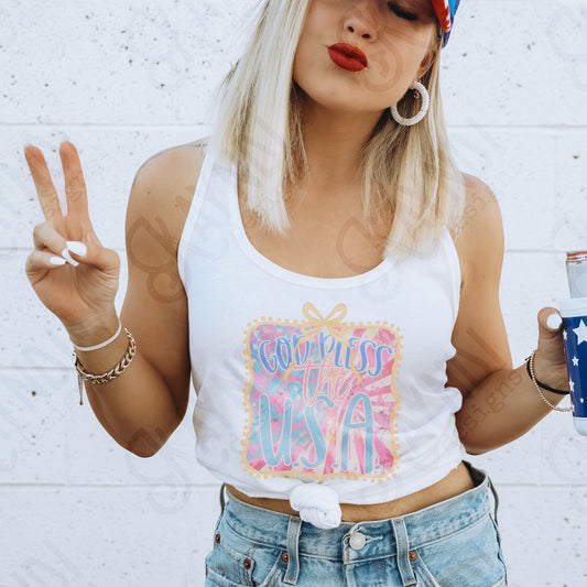 God Bless the USA- DTF&UV