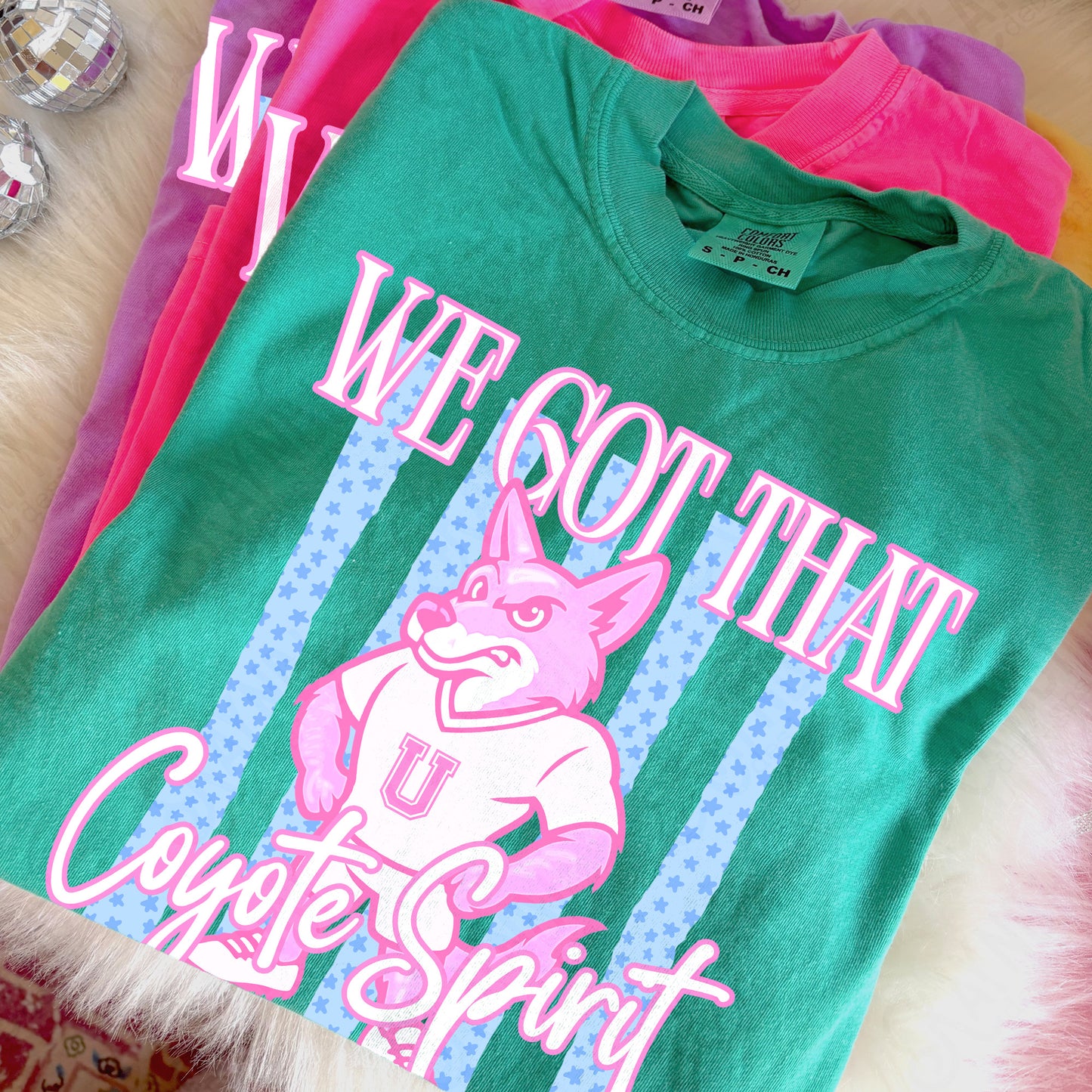 We got that Spirit Mascots (dropdown)-  DTF&UV