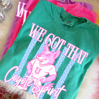 We got that Spirit Mascots (dropdown)-  DTF&UV