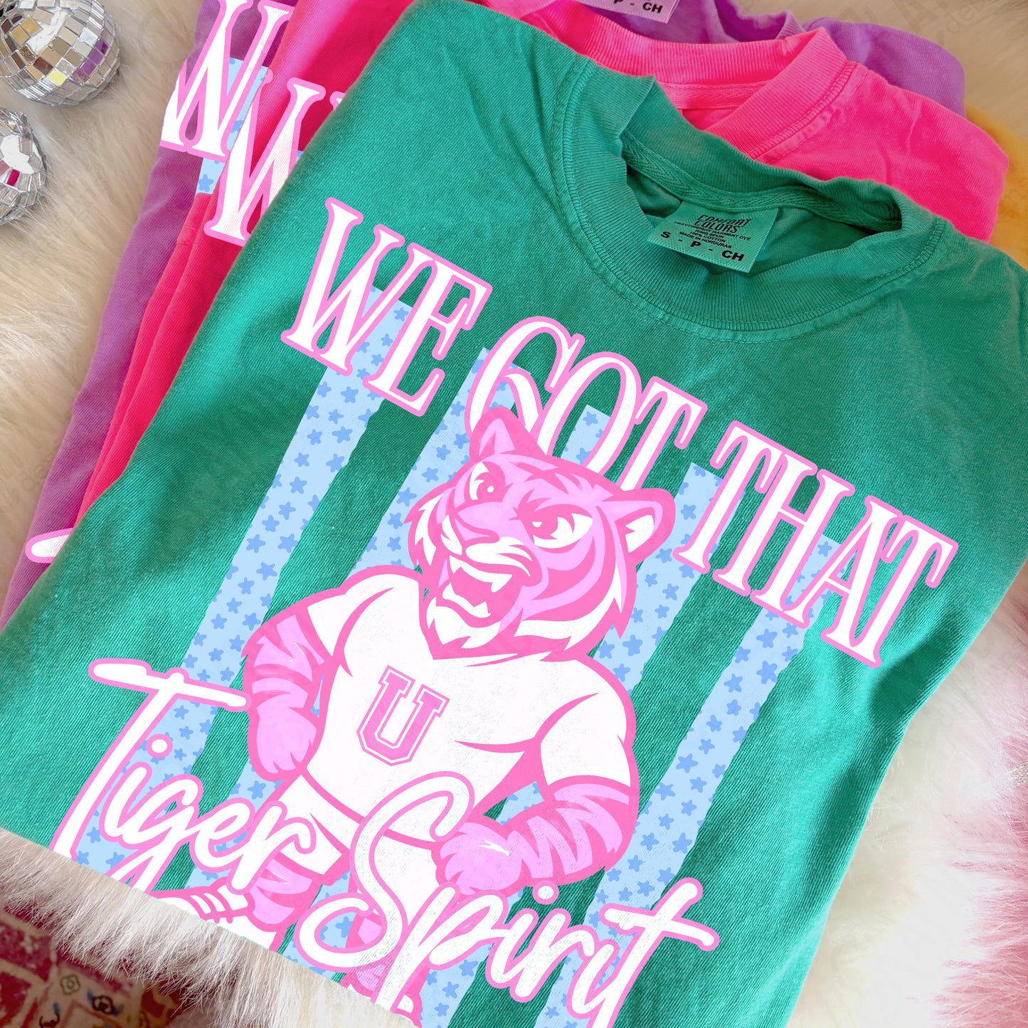 We got that Spirit Mascots (dropdown)-  DTF&UV