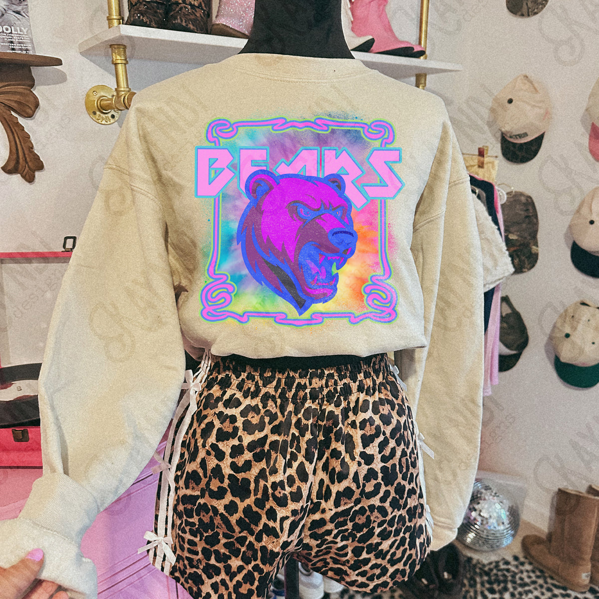 Neon Mascot (dropdown)-  DTF&UV