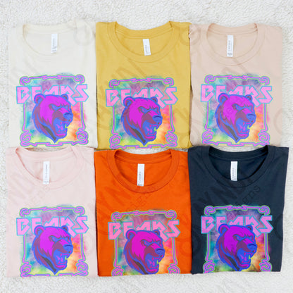 Neon Mascot (dropdown)-  DTF&UV