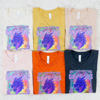 Neon Mascot (dropdown)-  DTF&UV