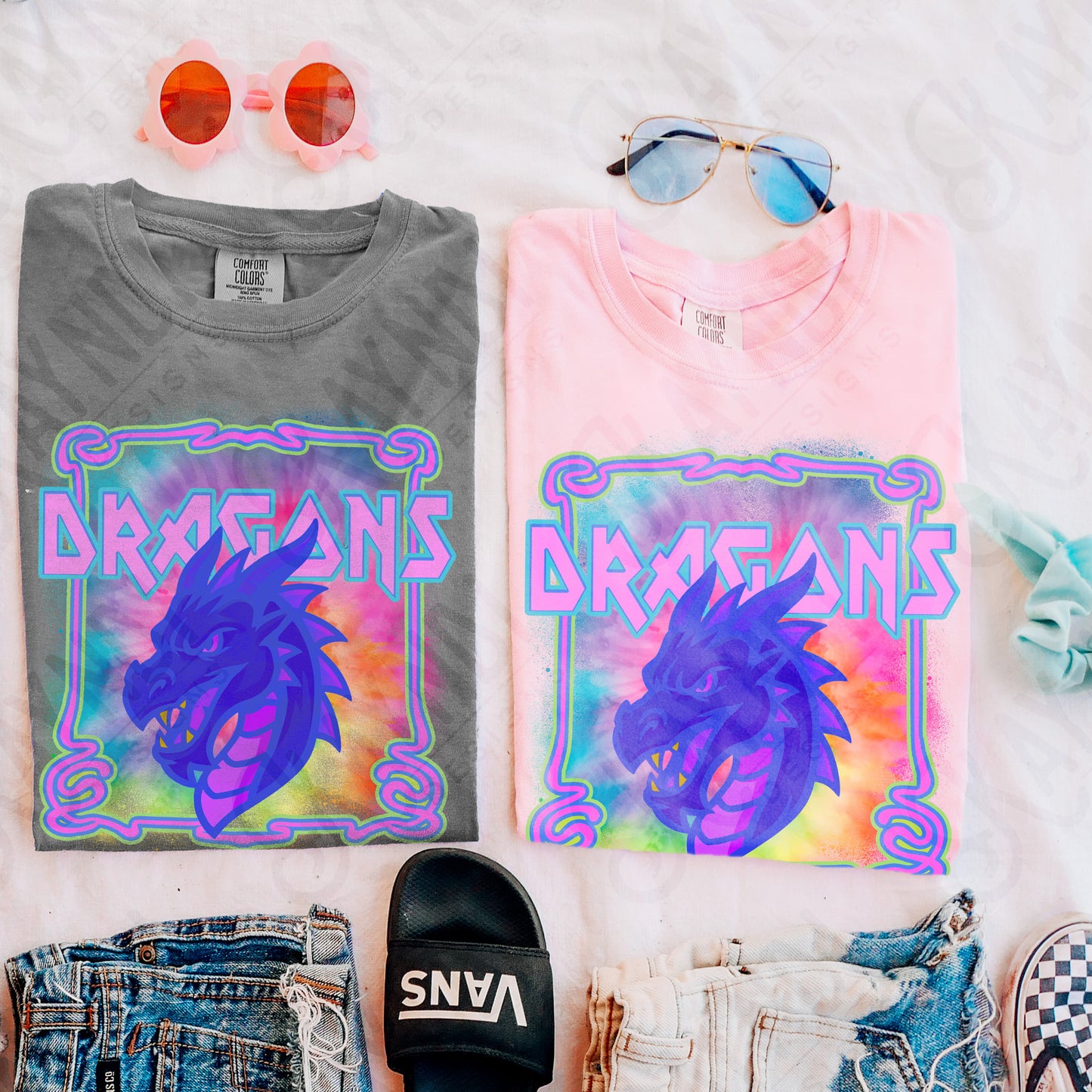 Neon Mascot (dropdown)-  DTF&UV