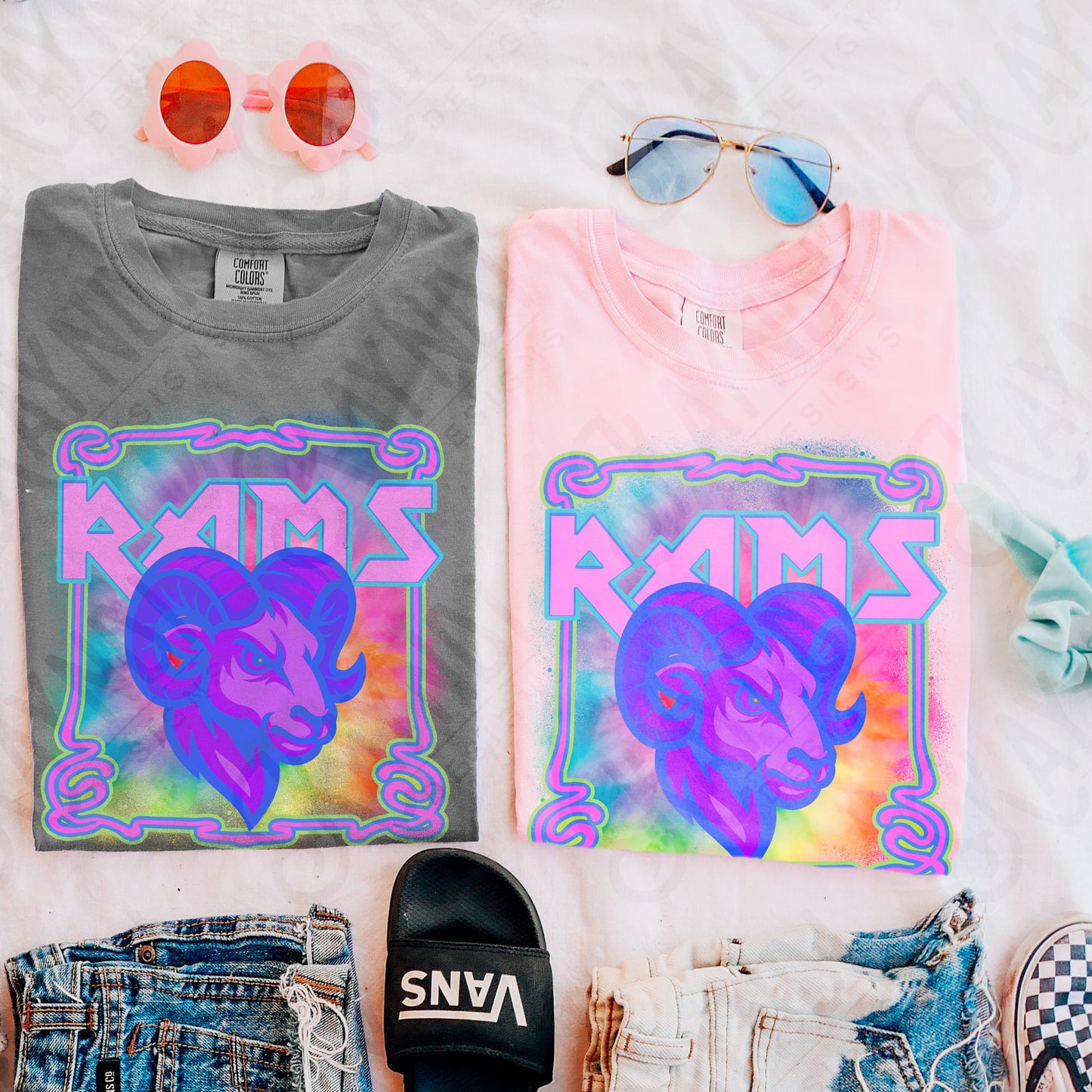 Neon Mascot (dropdown)-  DTF&UV