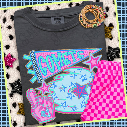 Doodle Star Mascot (dropdown)-  DTF&UV