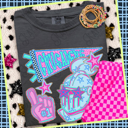 Doodle Star Mascot (dropdown)-  DTF&UV