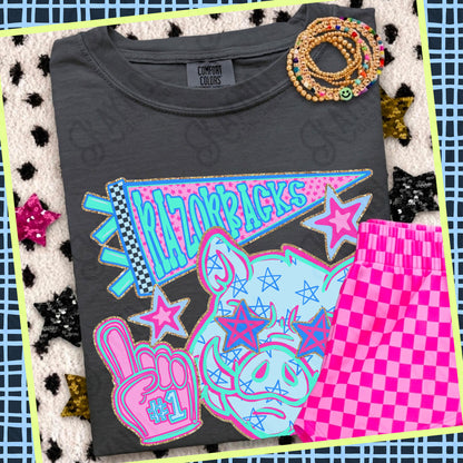 Doodle Star Mascot (dropdown)-  DTF&UV
