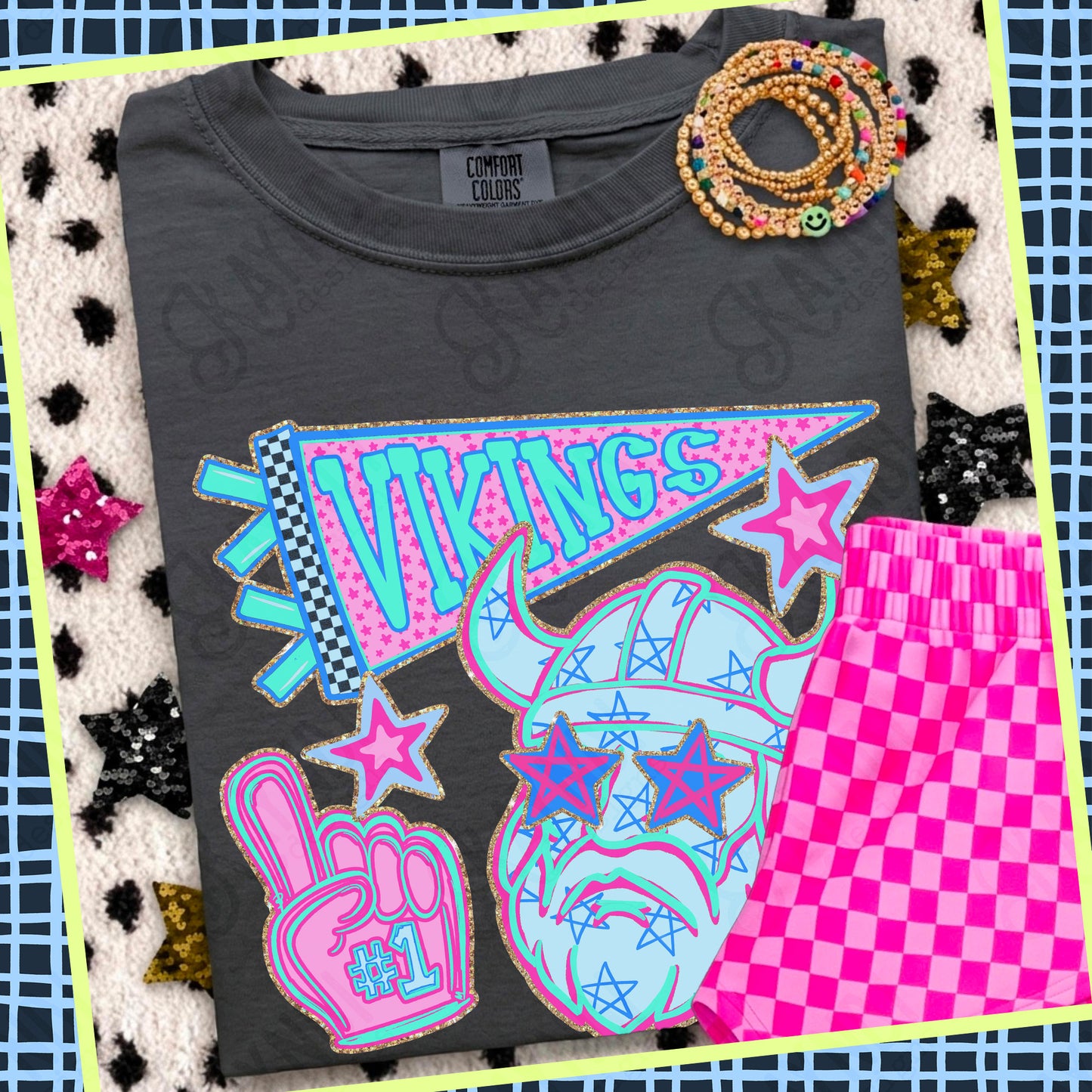 Doodle Star Mascot (dropdown)-  DTF&UV