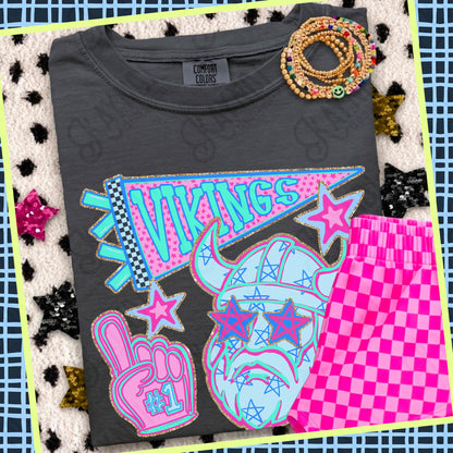 Doodle Star Mascot (dropdown)-  DTF&UV