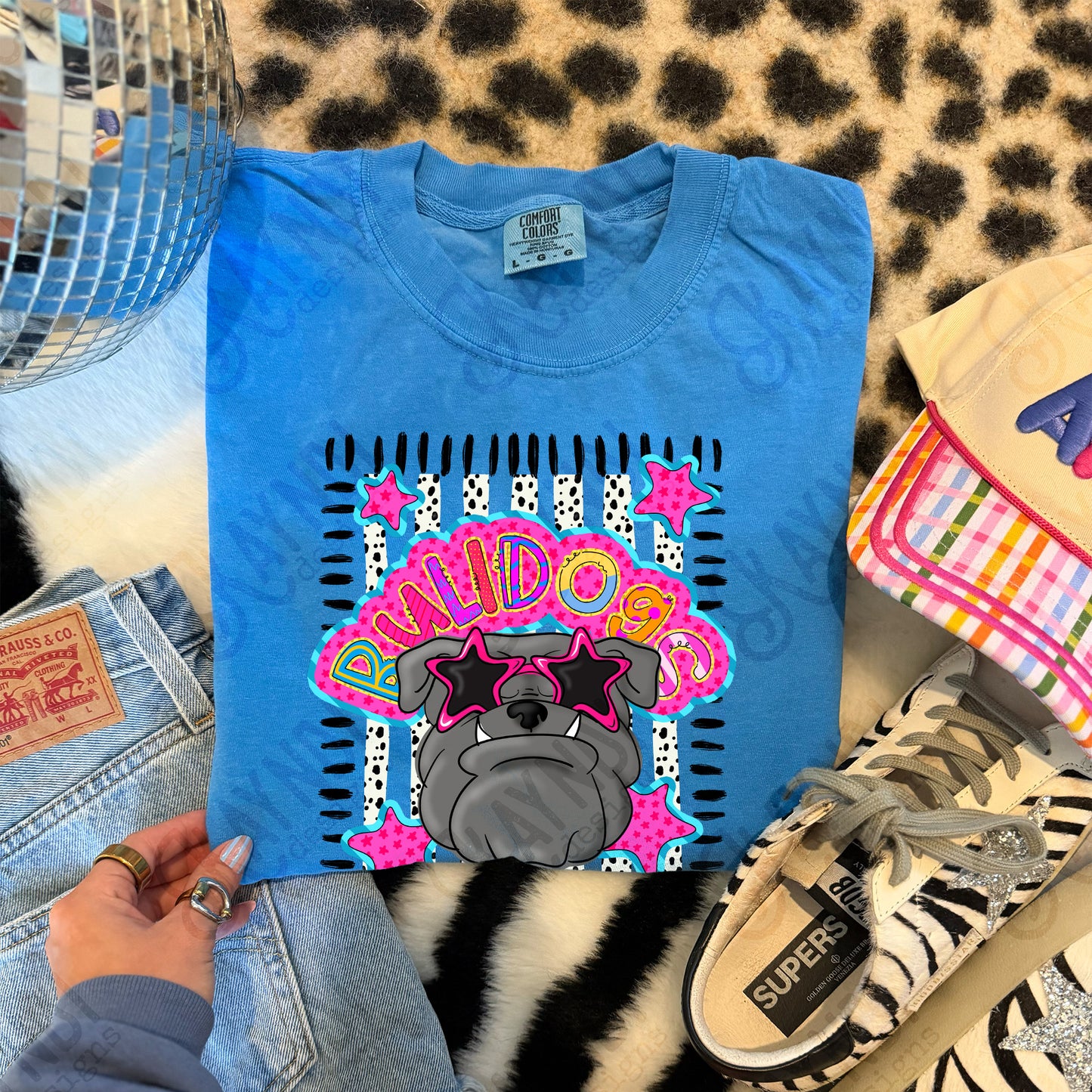 Star doodle sunglasses Mascots (dropdown)-  DTF&UV