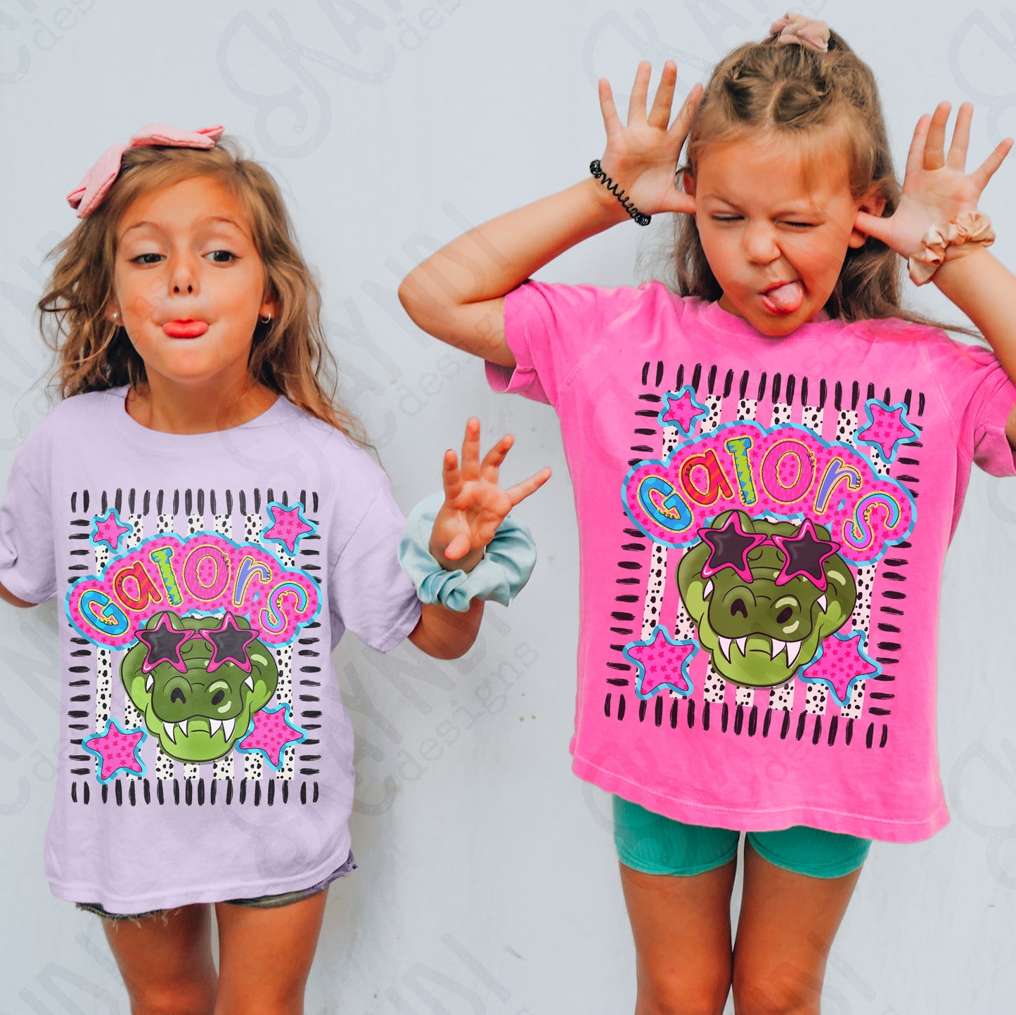 Star doodle sunglasses Mascots (dropdown)-  DTF&UV