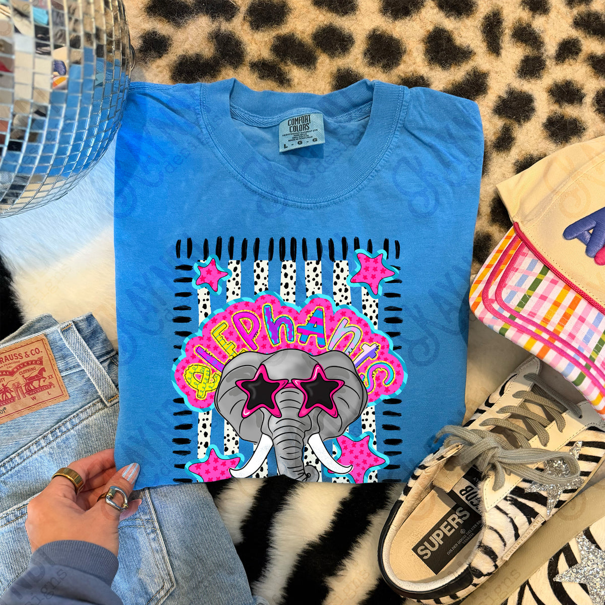 Star doodle sunglasses Mascots (dropdown)-  DTF&UV