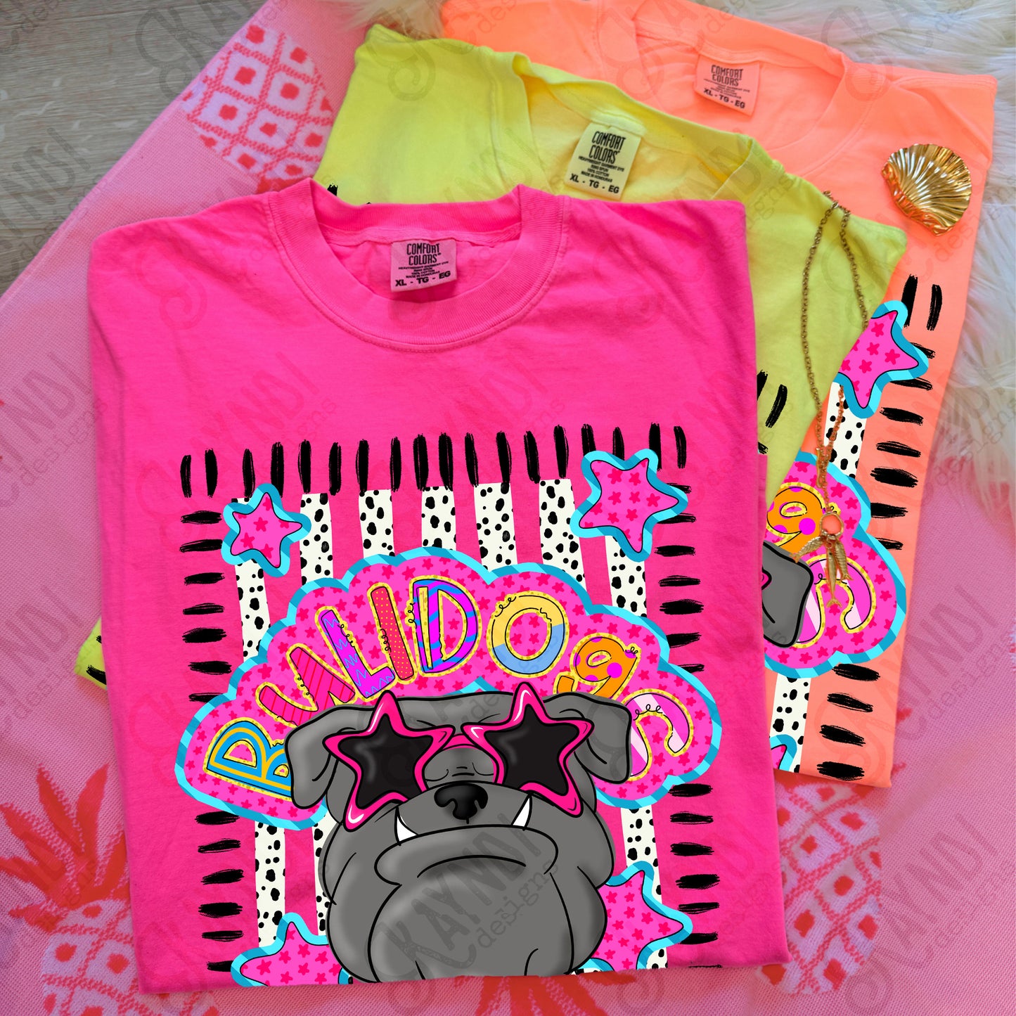 Star doodle sunglasses Mascots (dropdown)-  DTF&UV