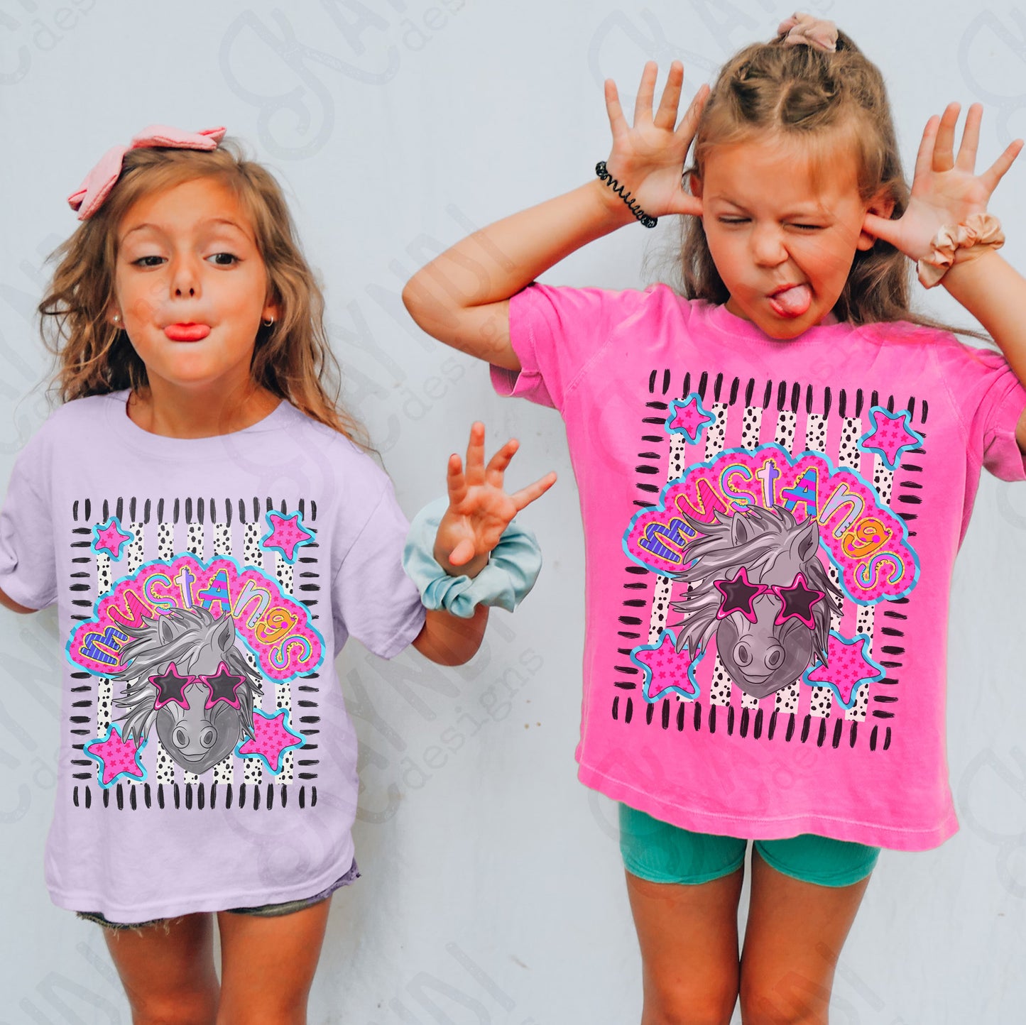 Star doodle sunglasses Mascots (dropdown)-  DTF&UV