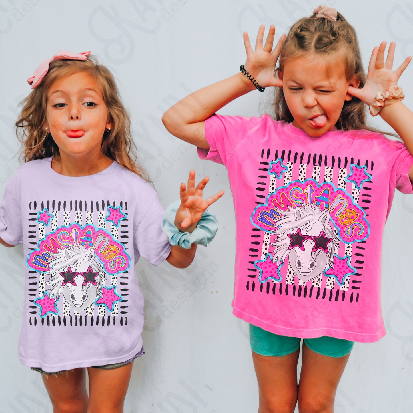 Star doodle sunglasses Mascots (dropdown)-  DTF&UV