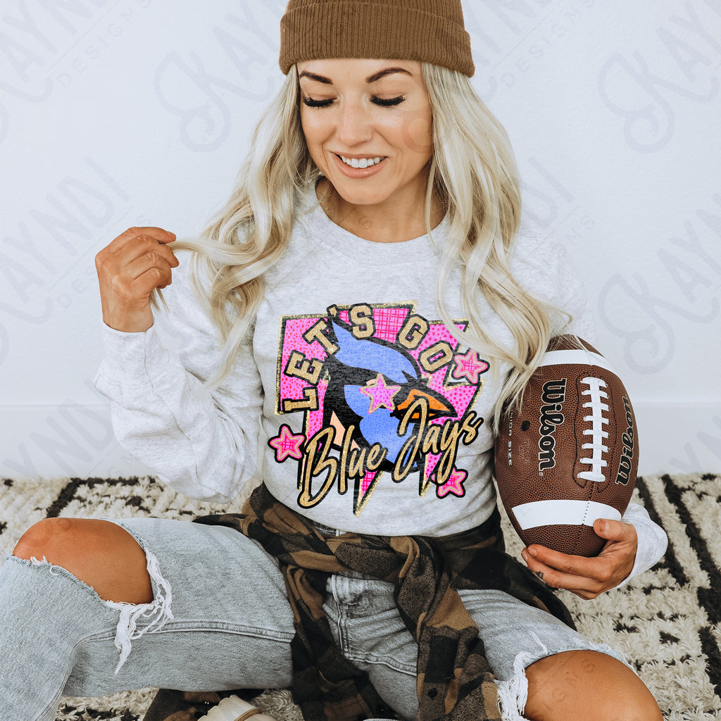 Let's Go Mascot curved (dropdown)-  DTF&UV