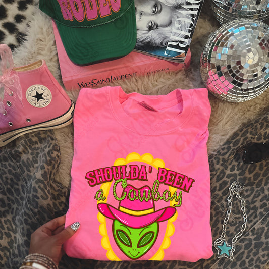 Shoulda Been a Cowboy -DTF&UV