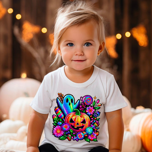 Kids Halloween holographic-DTF